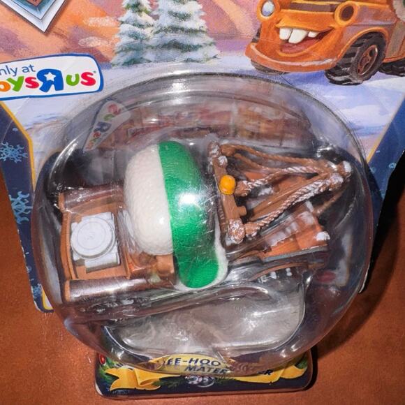Disney Pixar Cars Christmas Ornament Whee-Hoo Winter Mater diecast vehicle - Picture 5 of 7